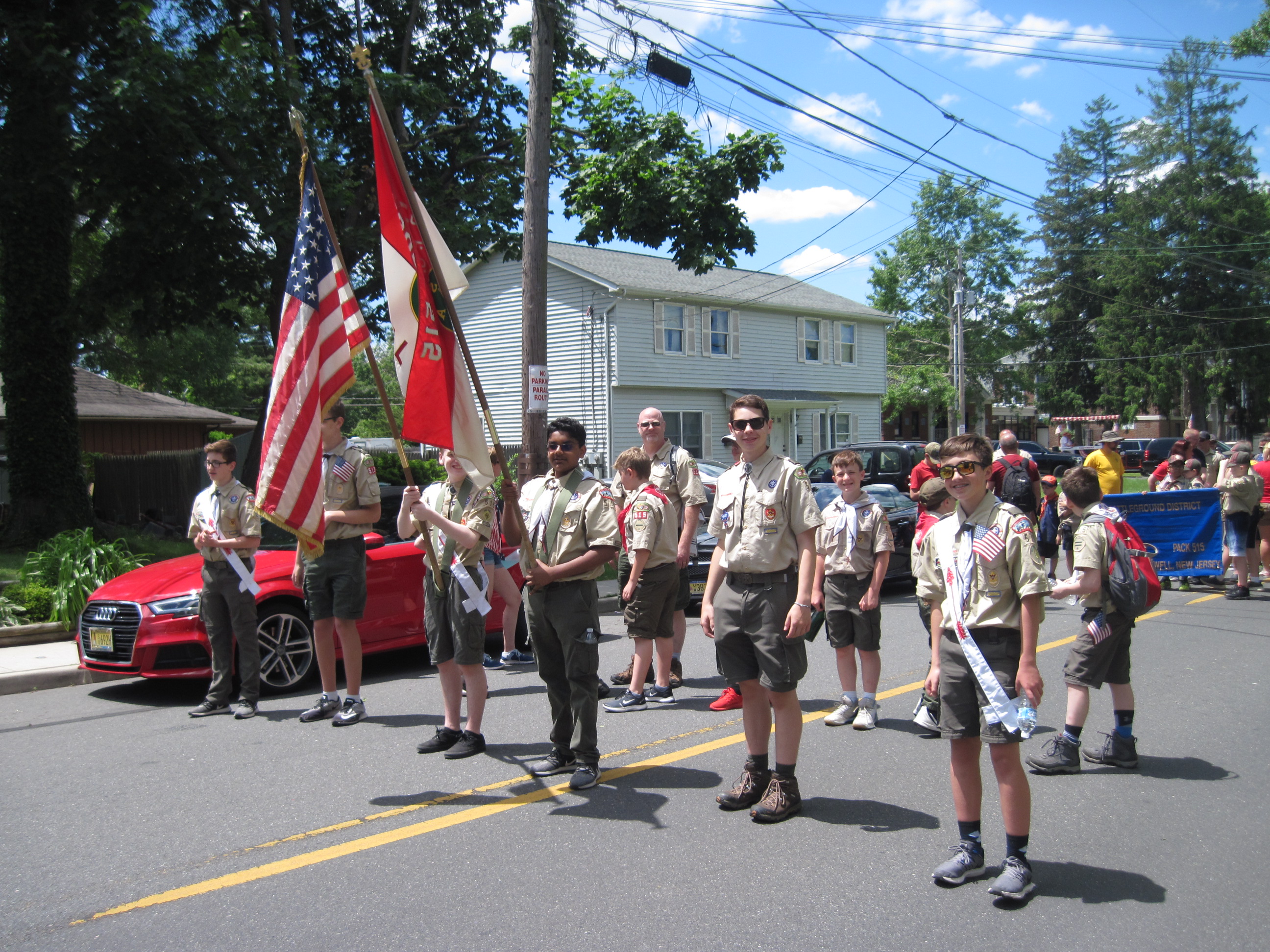 Farmingdale Memorial Day Parade May Troop 515 Howell, NJ